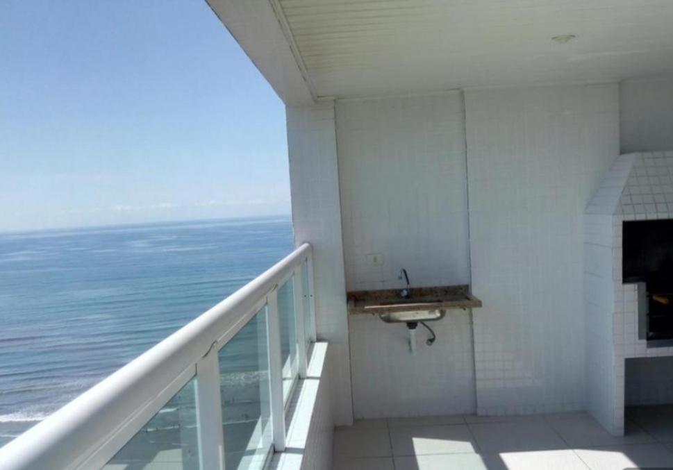 Lindo Apartamento Pe Na Areia Praia Grande Dış mekan fotoğraf